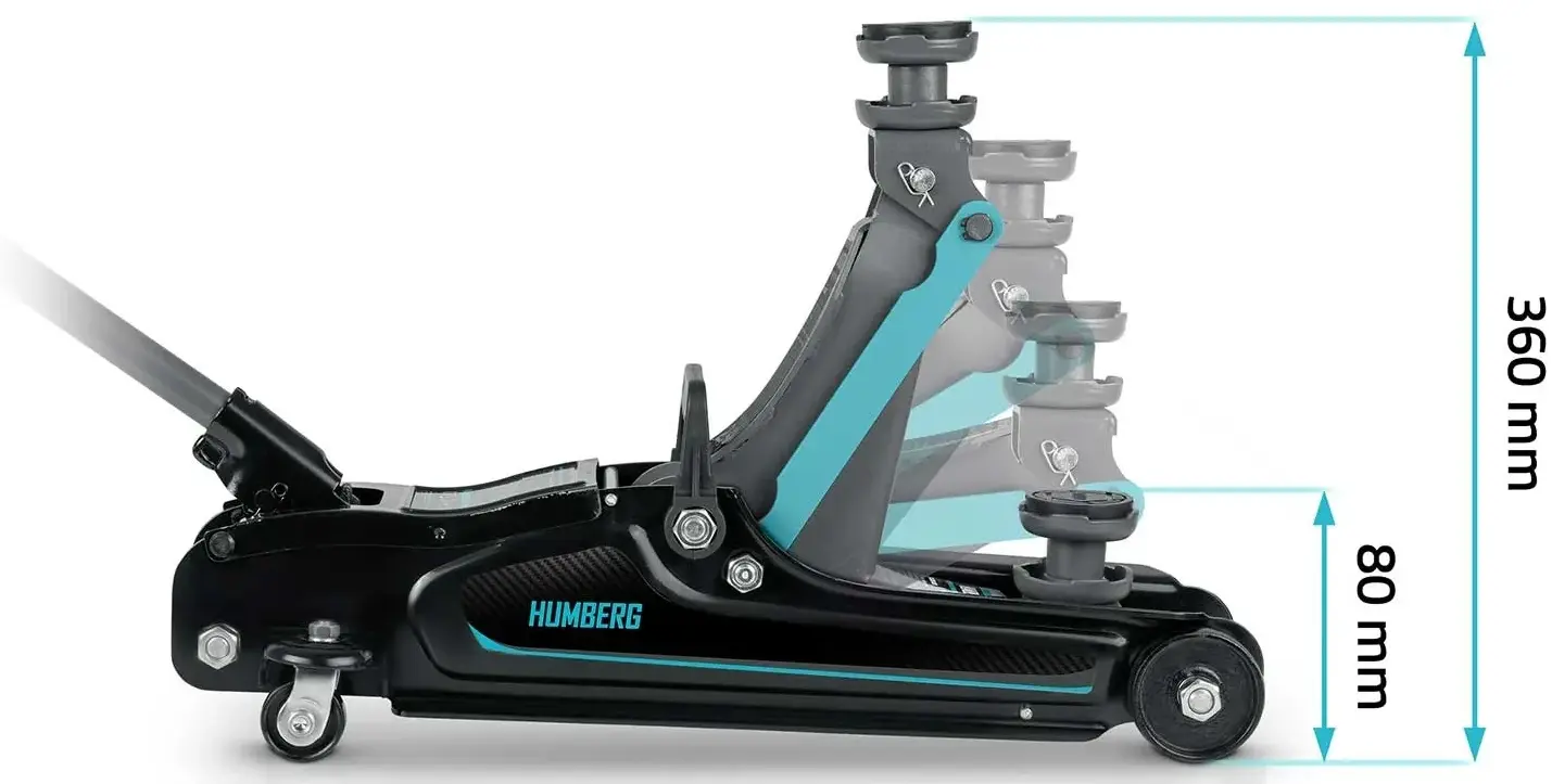 Cric hidraulic Humberg HM-380 (Blue/Black) - 8