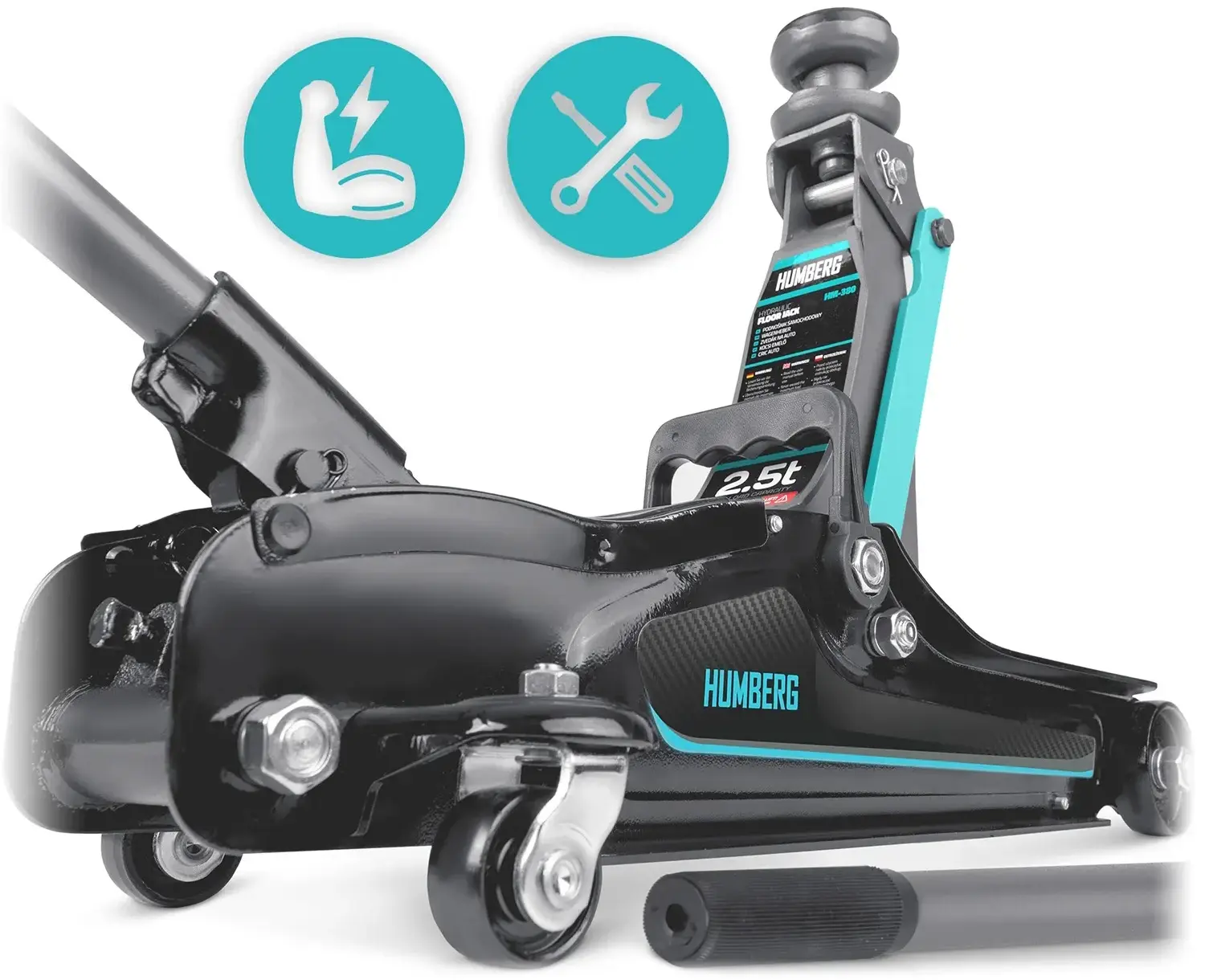 Cric hidraulic Humberg HM-380 (Blue/Black) - 9