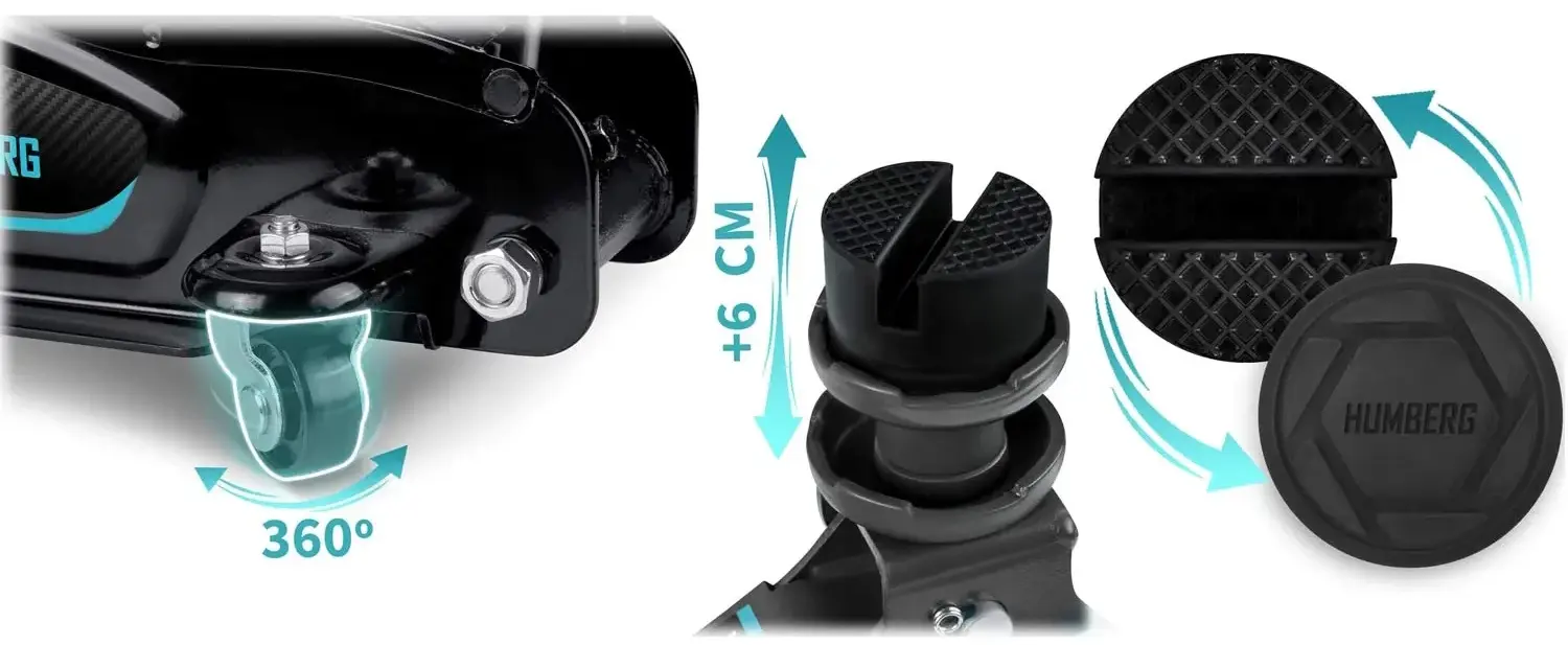 Cric hidraulic Humberg HM-380 (Blue/Black) - 10