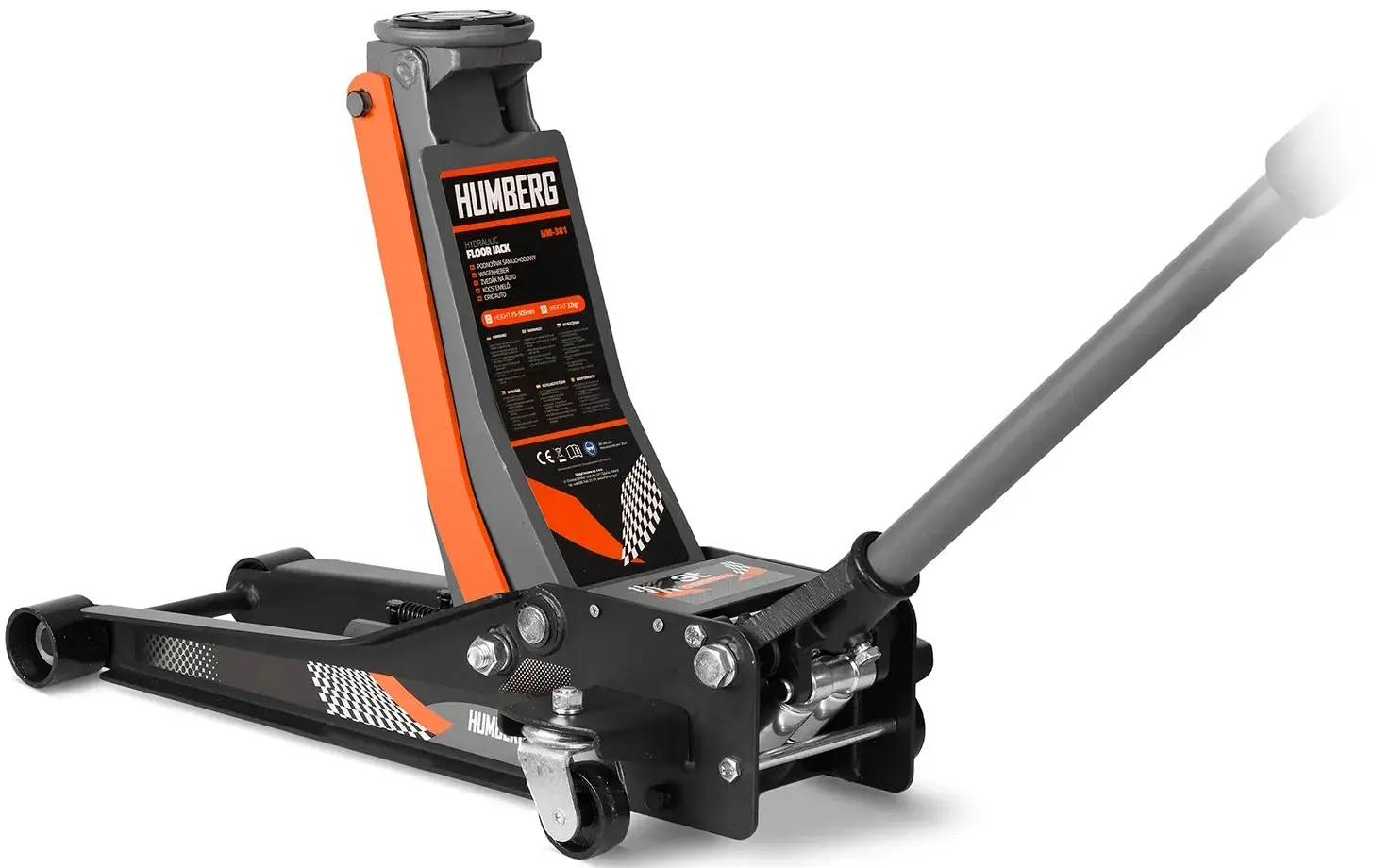 Cric hidraulic Humberg HM-381 538100 (Black/Orange) - 2