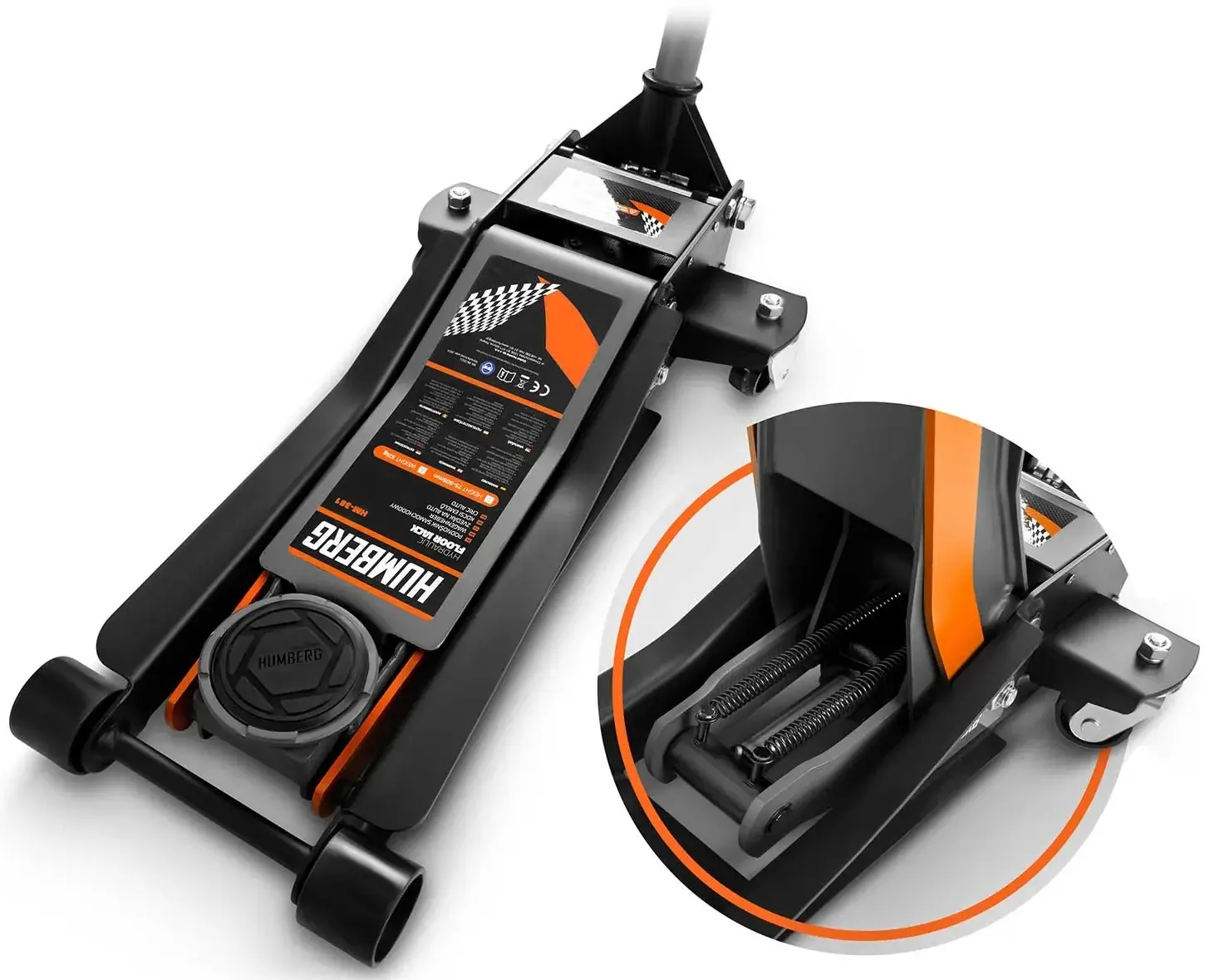 Cric hidraulic Humberg HM-381 538100 (Black/Orange) - 12