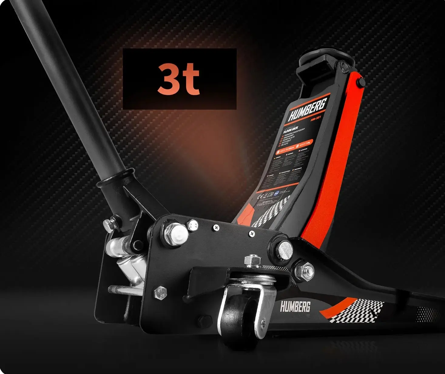 Cric hidraulic Humberg HM-381 538100 (Black/Orange) - 4