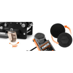 Cric hidraulic Humberg HM-381 538100 (Black/Orange) Thumb