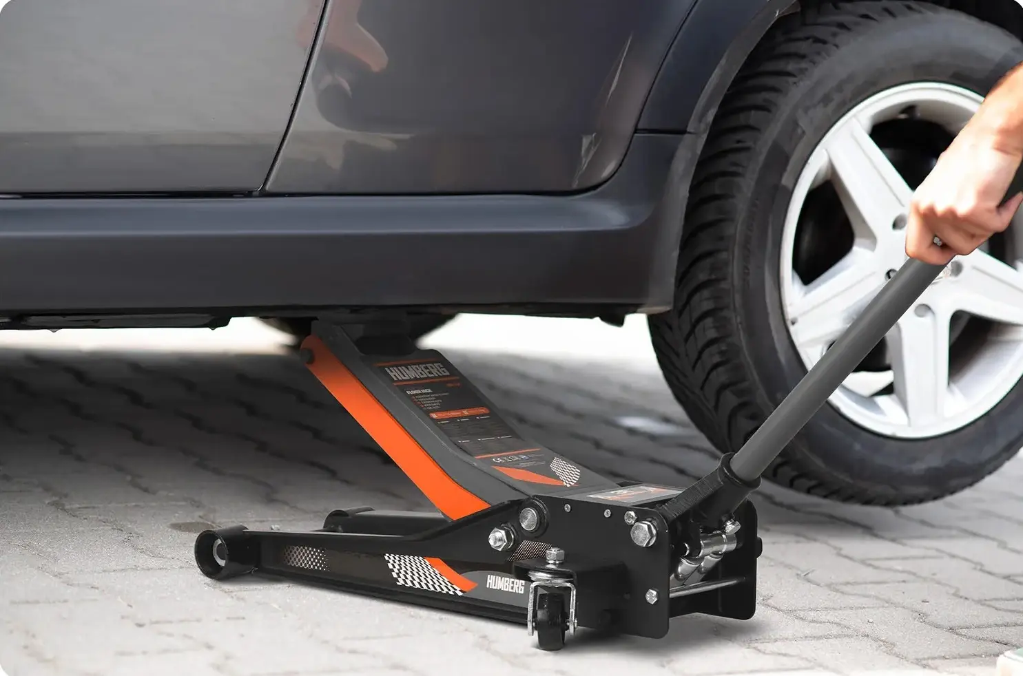 Cric hidraulic Humberg HM-381 538100 (Black/Orange) - 7