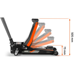 Cric hidraulic Humberg HM-381 538100 (Black/Orange) Thumb