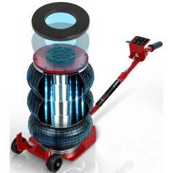 Cric pneumatic Humberg HM-382 538201 (Red/Black) Thumb