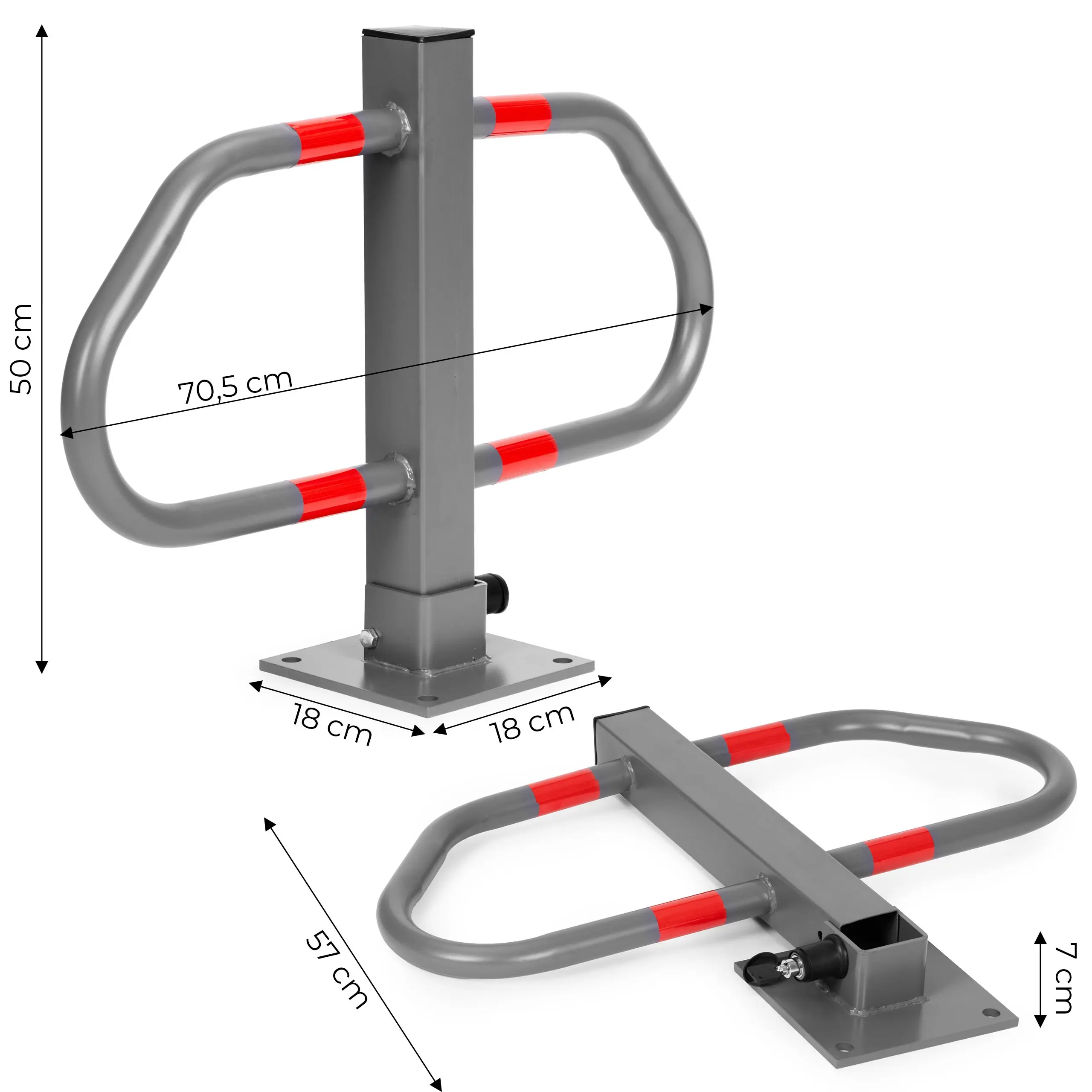 Barieră de parcare Multistore DNPL-006 (Grey) - 6
