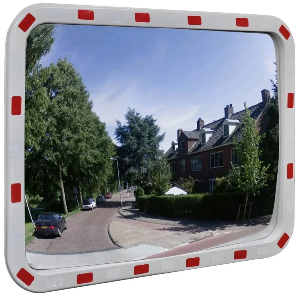 Дорожное зеркало VidaXL 141683 (White/Red)