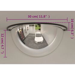 Комплект дорожных зеркал VidaXL 153089 (Black) Thumb