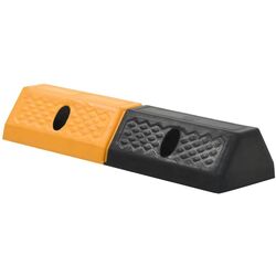 Set limitatoare parcare VidaXL 142838 2pcs (Yellow/Black) Thumb