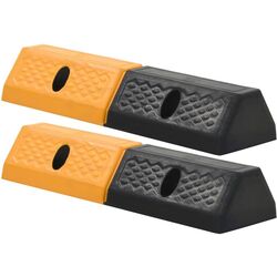 Комплект парковочных ограничителей VidaXL 142838 2pcs (Yellow/Black)