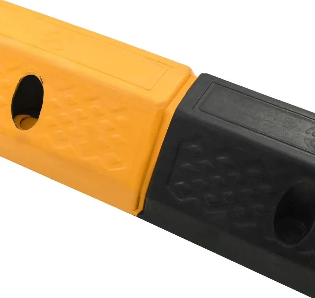 Set limitatoare parcare VidaXL 142838 2pcs (Yellow/Black)
