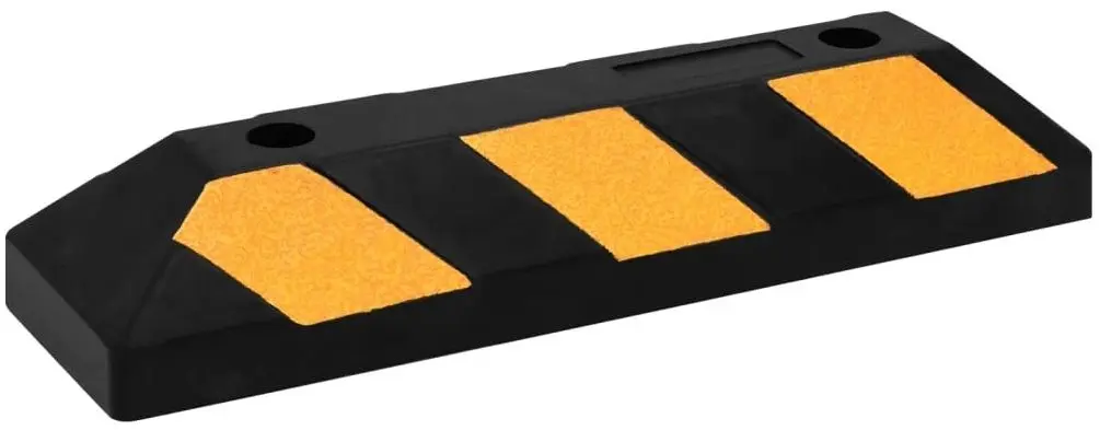 Комплект парковочных ограничителей VidaXL 150982 2pcs (Yellow/Black)