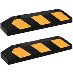 Комплект парковочных ограничителей VidaXL 150982 2pcs (Yellow/Black)