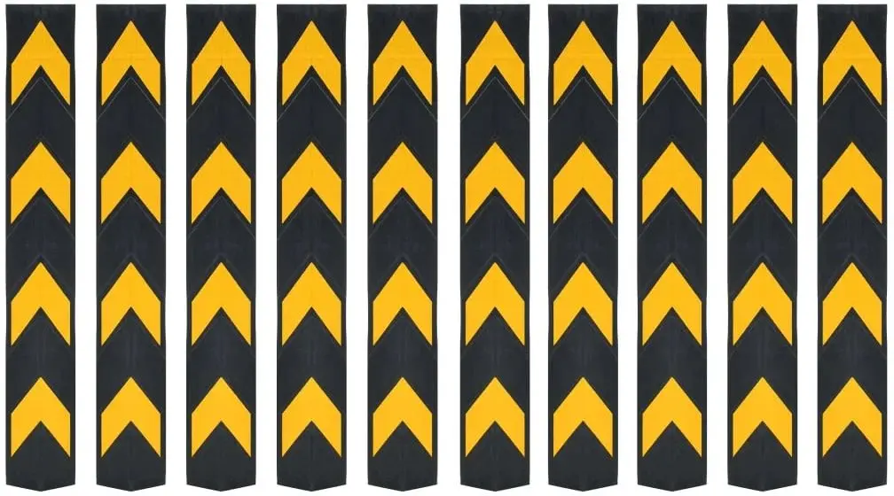 Комплект угловой защиты VidaXL 142840 10pcs (Yellow/Black)