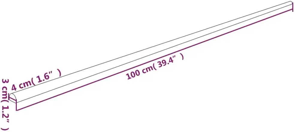 Set protectii de colt VidaXL 153099 2pcs (Yellow/Black)
