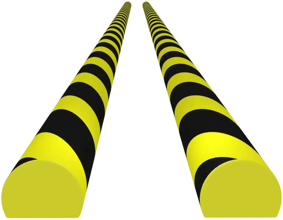 Set protectii de colt VidaXL 153099 2pcs (Yellow/Black)