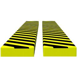 Комплект угловой защиты VidaXL 153100 2pcs (Yellow/Black)