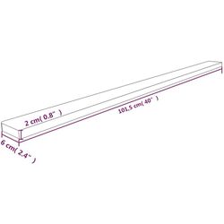 Set protectii de colt VidaXL 153100 2pcs (Yellow/Black) Thumb