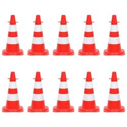 Набор дорожных конусов с цепью VidaXL 150948 (Red/White) Thumb