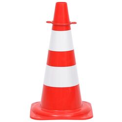 Набор дорожных конусов с цепью VidaXL 150948 (Red/White) Thumb