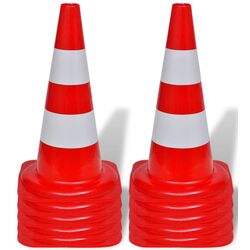 Набор дорожных конусов VidaXL 141818 (Red/White) Thumb