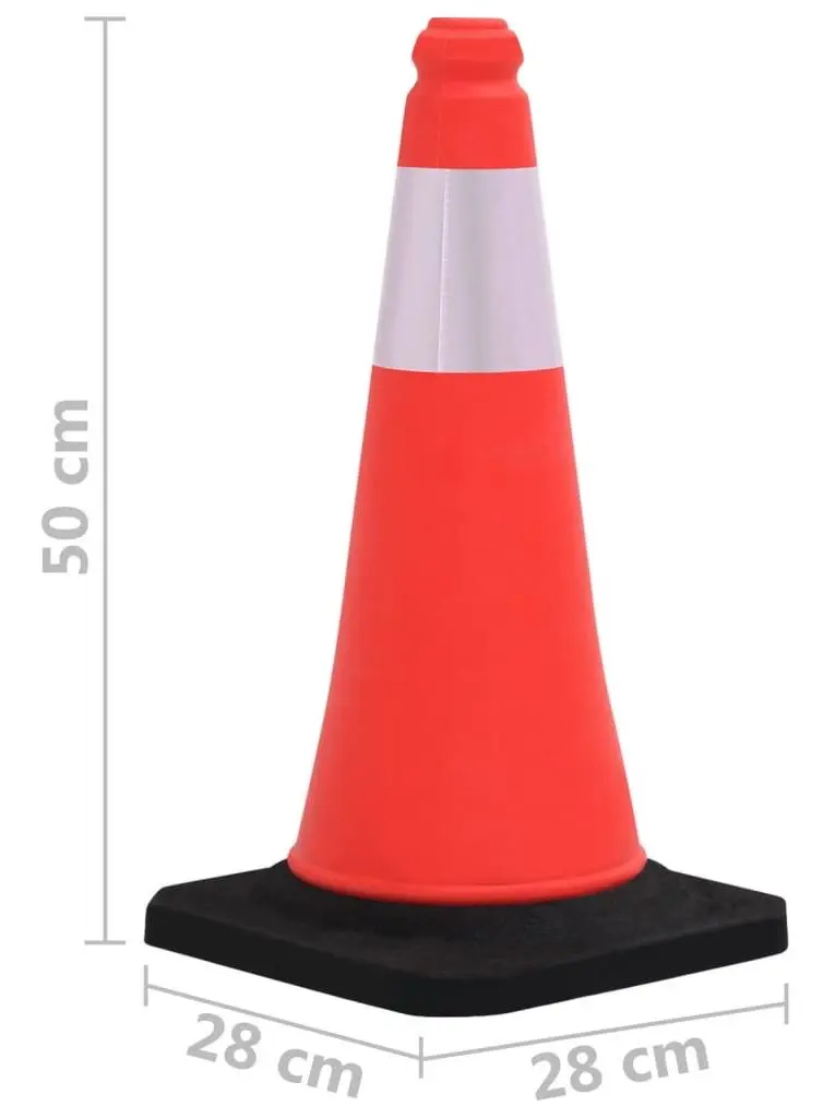 Набор дорожных конусов VidaXL 150941 (Red/White)
