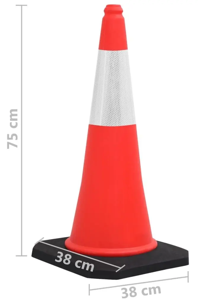 Набор дорожных конусов VidaXL 150943 (Red/White)