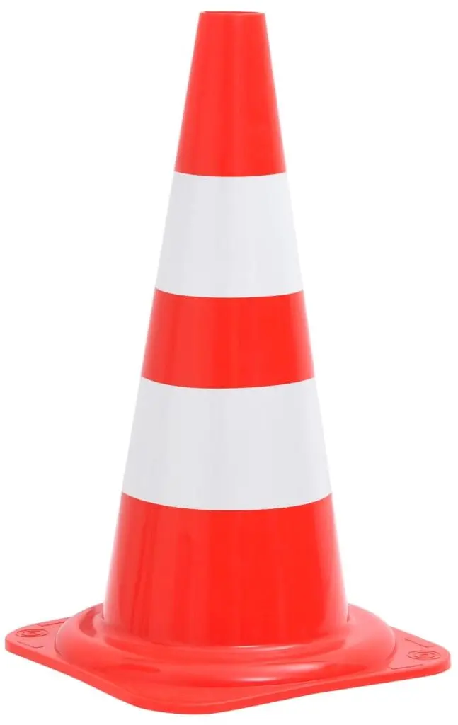 Set conuri pentru trafic VidaXL 150945 (Red/White)