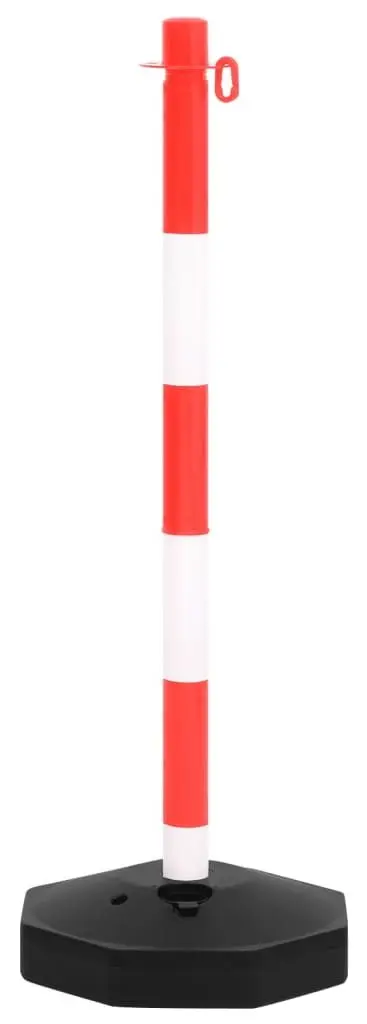 Набор дорожных столбиков с цепью VidaXL 150954 (Red/White)