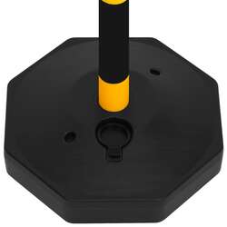 Set stalpi pentru trafic cu lant VidaXL 150956 (Yellow/Black) Thumb