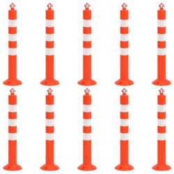 Набор дорожных столбиков с цепью VidaXL 150964 (Red/White) Thumb