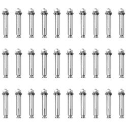 Набор дорожных столбиков с цепью VidaXL 150964 (Red/White) Thumb