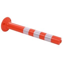 Set stalpi pentru trafic VidaXL 142829 (Red/White) Thumb