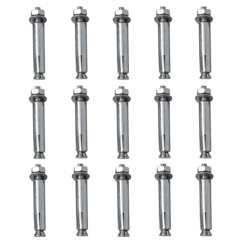 Set stalpi pentru trafic VidaXL 142829 (Red/White)