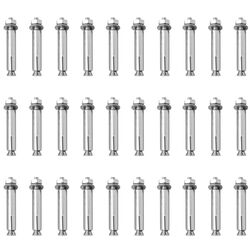 Set stalpi pentru trafic VidaXL 150961 (Red/Silver) Thumb