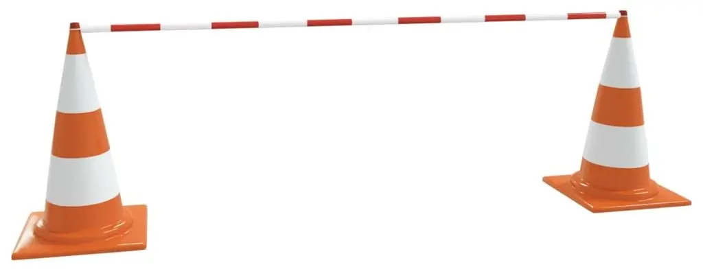 Набор штанг для дорожных конусов VidaXL 153110 (Red/White)