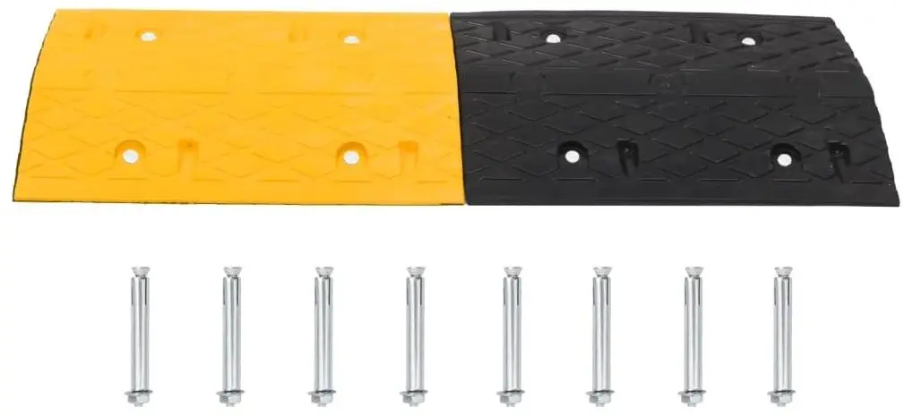 Prag limitator de viteza VidaXL 3157042 (Yellow/Black)