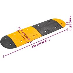 Ограничитель скорости VidaXL 3157046 (Yellow/Black) Thumb