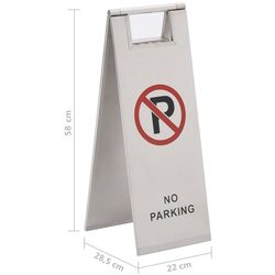 Знак парковки VidaXL 149574 (Silver) Thumb