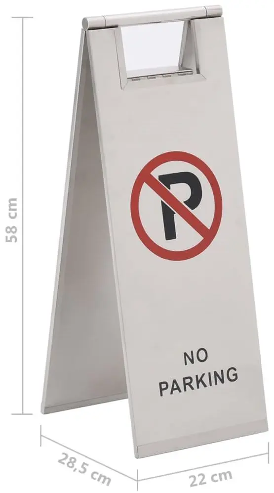 Знак парковки VidaXL 149574 (Silver)