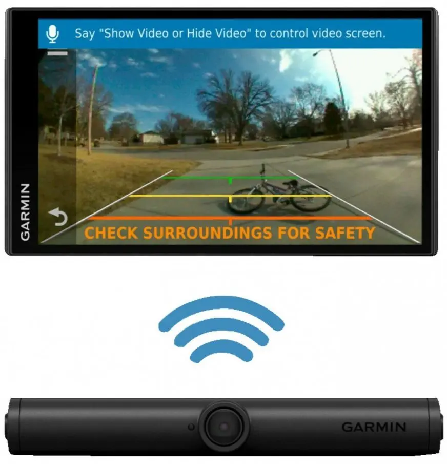 GPS Navigator Garmin Camper 780 EU MT-D with BC40 (Black) - 2