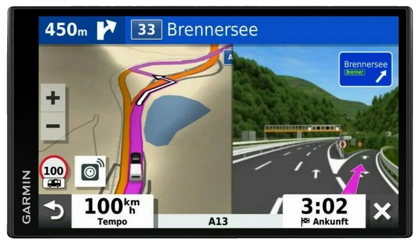 GPS Navigator Garmin Camper 780 EU MT-D with BC40 (Black) - 3