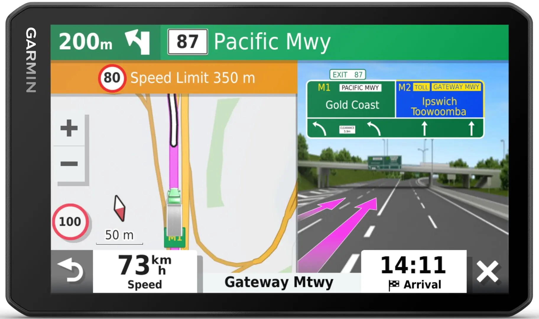 GPS navigator Garmin Dezl LGV700 MT-S (Black) - 6