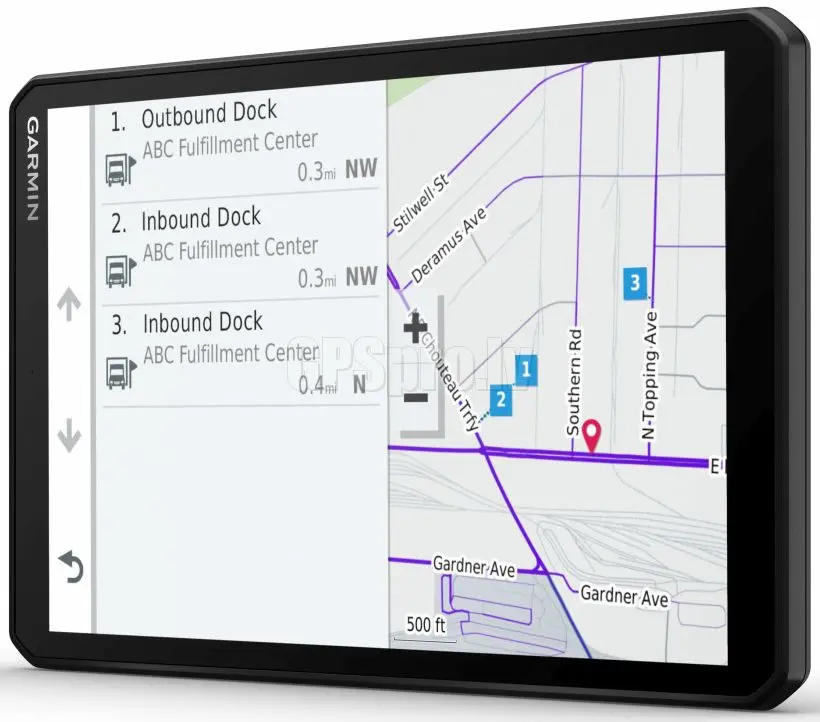 GPS navigator Garmin Dezl LGV800 MT-S (Black) - 2