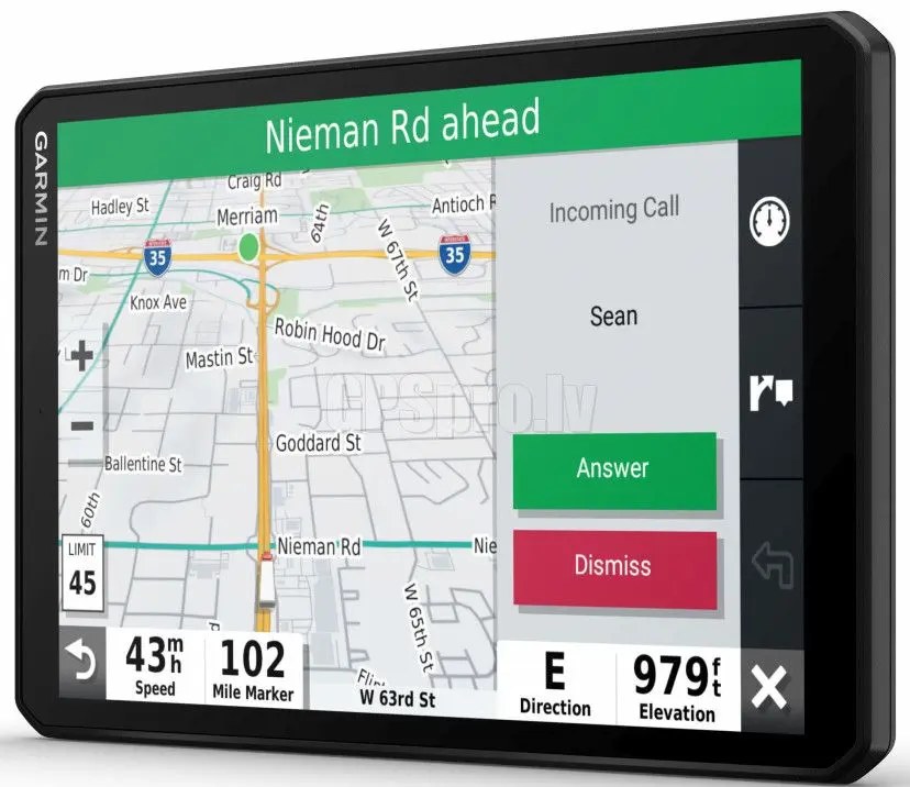 GPS navigator Garmin Dezl LGV800 MT-S (Black) - 3