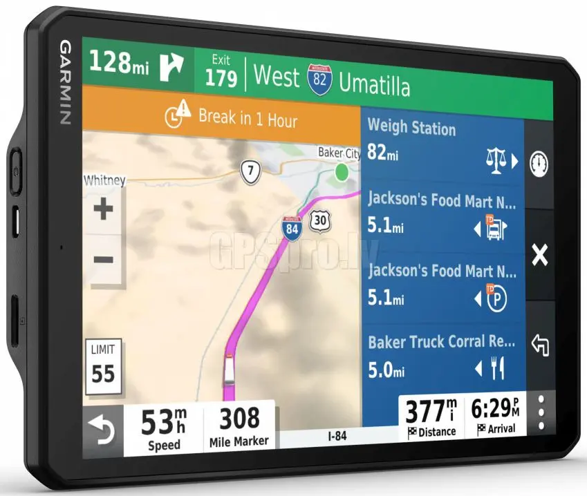 GPS navigator Garmin Dezl LGV800 MT-S (Black) - 4