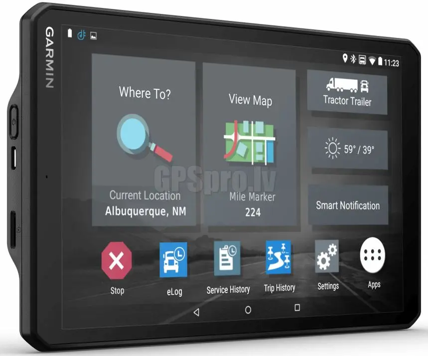 GPS navigator Garmin Dezl LGV800 MT-S (Black) - 9