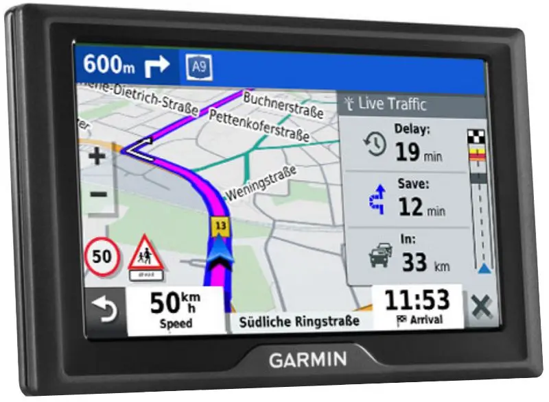 GPS Navigator Garmin Drive 52 Full EU MT-S (Black) - 5