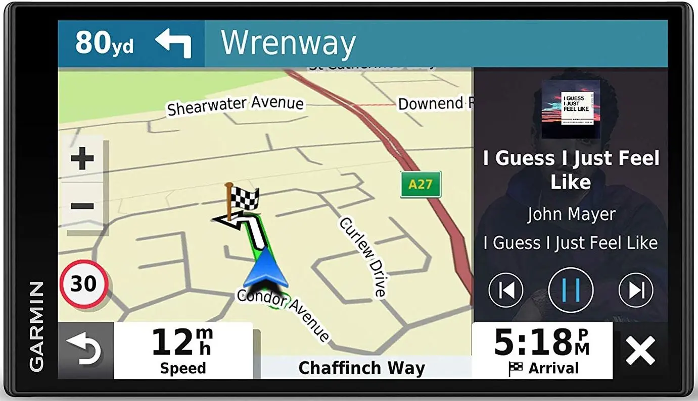 GPS Navigator Garmin DriveSmart 65&Live Traffic EU MT-S (Black)